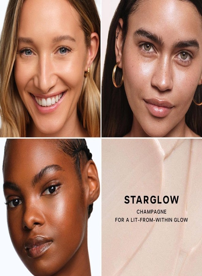 Saie Mini Glowy Super Gel Trio Gift Set - Lightweight Makeup Primer & All-Over Liquid Highlighter for Instant Glowy, Glass Skin - With Glycerin & Squalane - Starglow, Roseglow & Sunglow (0.5 oz Each) - Image 5